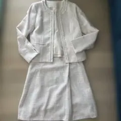 激安！最終お値下げ　ofuon 薄いピンクジャケット スカート サイズ40