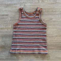 ベビー服 UNIQLO カラフルタンクトップ ボーダー トップス 90サイズ