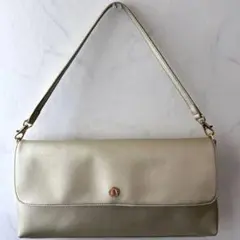 【きっき】【美品】 MIHAMA ミハマ　レザーショルダーバッグ　ベージュ きっき様専用】【美品】 MIHAMA ミハマ レザーショルダーバッグ