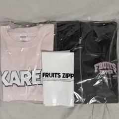 FRUITS ZIPPER OSHI API Zip-up hoodie tee