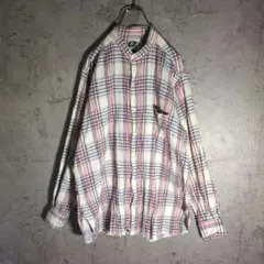 【名作】Engineered Garments バンドカラー チェックシャツ