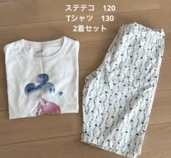 ミッキー Tシャツ 130 UNIQLO ステテコ 120