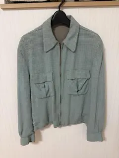 希少 50s Rayon Gabardine Reversible Jacketのサムネイル
