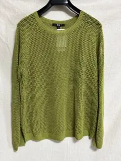 ユニクロ　3Dメッシュクルーネックセーター