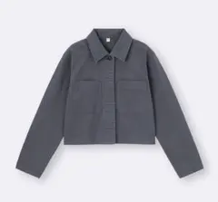 GU ジーユー ダークグレー ワークジャケット