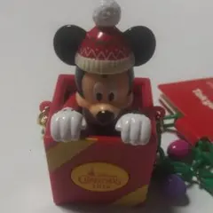 ディズニーリゾート 2018 X'mas ミッキー バッグチャーム