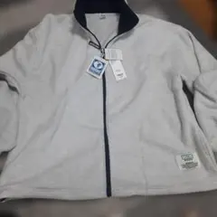 新品、未使用 DISCUS ATHLETIC フリースジャケット ホワイトグレー