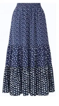美品☆ユニクロ UNIQLO ポールアンドジョー コラボ ティアードスカート