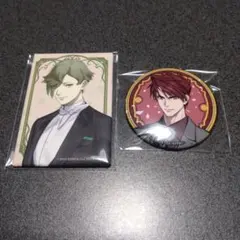 刀剣乱舞 鶯丸 大包平 祝装 スクエア缶バッジ&缶バッジ 2点セット
