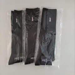 イーストボーイ ハイソックス 3足セット 女神刺繍　ネイビー　紺　ピンク刺繍