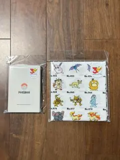 ポケモン 3COINS コラボ ステッカーセット・ビッグハンカチ