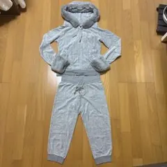 美品R a d y..フード取り外し付きグレーセットアップ