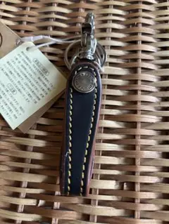 DEGNER レザー キーホルダー 黒茶