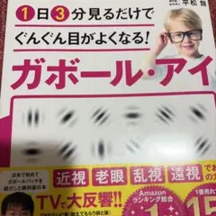 1日3分見るだけでぐんぐん目がよくなる！ガボール・アイ