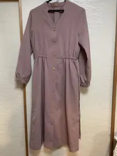 ボタン止めワンピース(ペチコート付き)