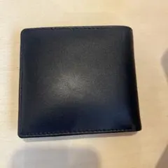 MURA 黒 レザー 二つ折り財布