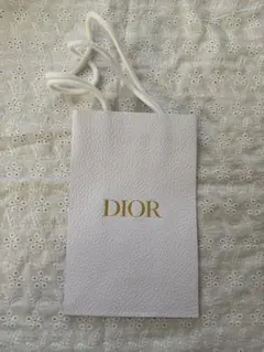 Dior ホワイトショッピングバッグ
