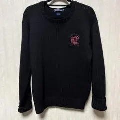 【希少】Polo by Ralph Lauren ブラック セーター 90s