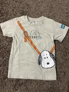 PEANUTS SNOOPY Tシャツ ベージュ キッズ 95-115cmのサムネイル