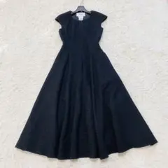 【美品】ルネ ツイードロングワンピース TISSUE社 近年モデル マキシ丈