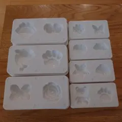 プラスチック型セット　まとめ売り　粘土　キャンドル　ハンドメイド　デコパーツ工作