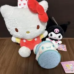 サンリオキャラクター ぬいぐるみセット ハローキティ・シナモロール・クロミ