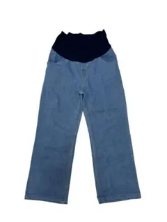 マタニティ　パンツ　ボトムス　デニム　ワイド