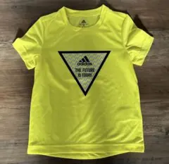 adidas 120 半袖Tシャツ　スポーツTシャツ　メッシュ　サッカー　陸上