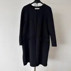 DESIGNWORKS ブラック ロングコートのサムネイル