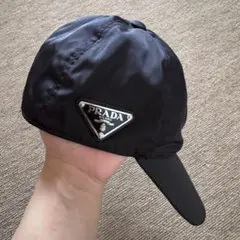 イ*ラ様 本日限定価格 PRADA ナイロン メッシュ キャップ ブラック