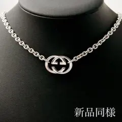 新品同様 グッチ GUCCI 925 ネックレス ペンダント シルバー Y002のサムネイル