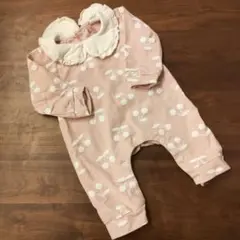 さくらんぼ柄 ロンパース 70cm 75cm