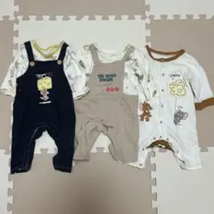 ベビーザらス　キャラクターロンパース3点セット　トムとジェリー　7人の小人　70