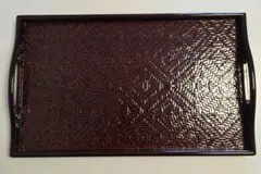 即購入OK★籃胎漆器 らんたい お盆 トレー