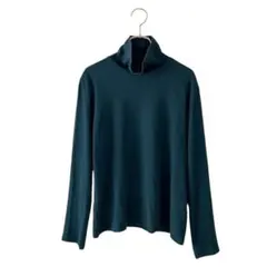 UNIQLO ユニクロ(M)スムースストレッチコットンタートルネックT（長袖）