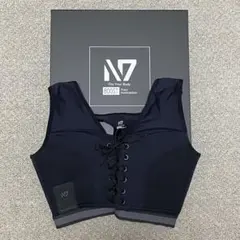 N7 レースアップスポーツブラ ブラック N7 sports bra - メルカリ