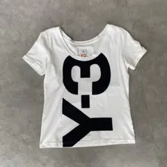 Y-3 YOJI YAMAMOTO Tシャツ ホワイト　Mサイズ ビッグロゴのサムネイル