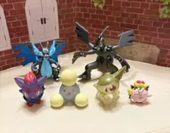 レア　ワタッコ　クリア　指人形　ポケモン　フィギュア　XL ゼクロム　モンコレ