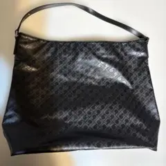 GHERARDINI セット　美品　ブラックショルダーバッグ 合成皮革