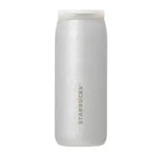 STARBUCKS カンシェイプステンレスボトルシルバーグリッター355ml