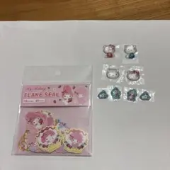 おすそ分け　ボンボンドロップシール　サンリオ　　新品　マイメロ　フレークシール