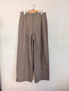 GU ブラッシュドジャージーワイドパンツ