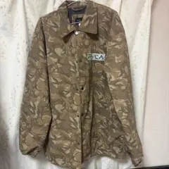 NEW RVCA ミリタリージャケット カモ柄 Lのサムネイル