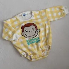 おさるのジョージ　ロンパース　80cm