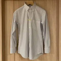 【美品】UNIQLO/スーパーノンアイロンジャージースリムシャツ/ボタンダウン