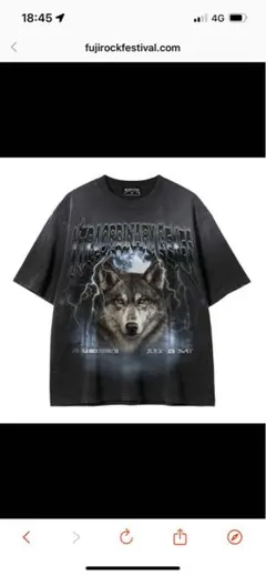 XG フジロック Vintage Wolf Tee XL FUJI ROCK26 - メルカリ