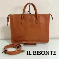 『極美品』IL BISONTE イルビゾンテ ブリーフケース レザー 2wayのサムネイル