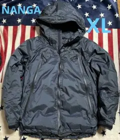 【美品】NANGAナンガオーロラダウンジャケット日本製XLダークネイビー