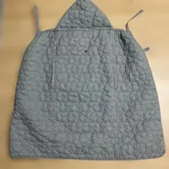 ユニクロ　抱っこひもカバー フード付き グレー