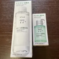 ANUA 77+化粧水＆美容液セット 250ml/30ml